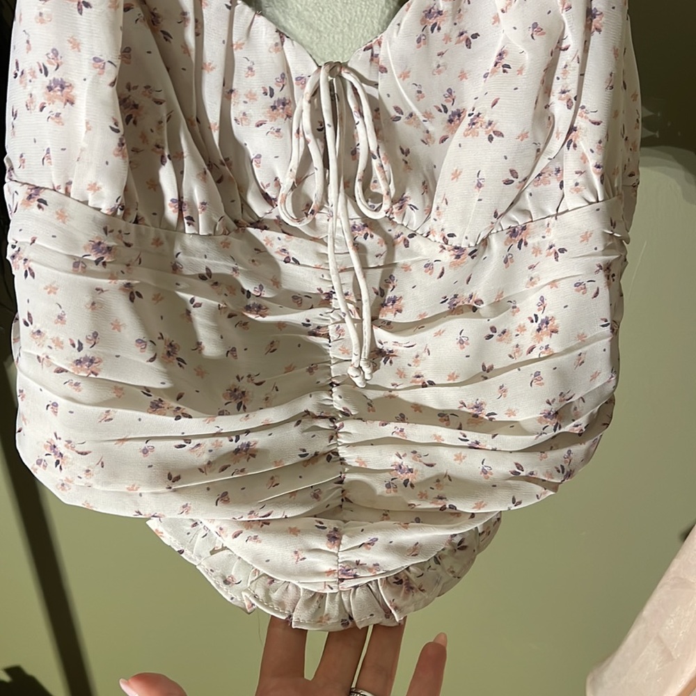 American Threads Runched Cami - Picture 4 of 7